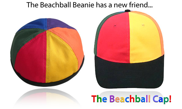 Introducing the Beachball Beanie and cap!