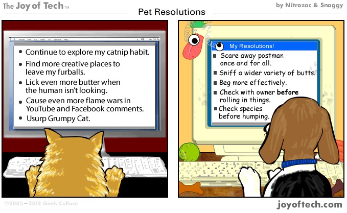 Pet Resolutions.