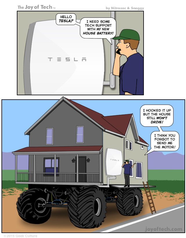 Tesla's battery for your house!
