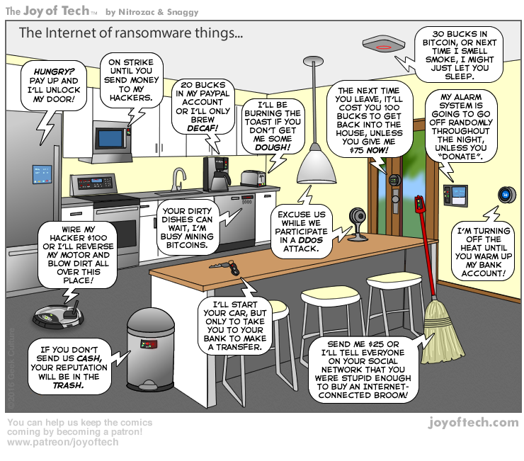 The Internet of ransomware things!