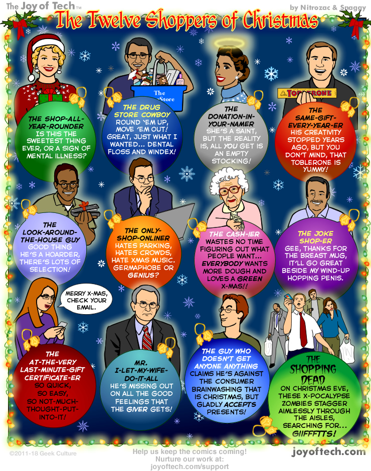 The Twelve Shoppers of Christmas!