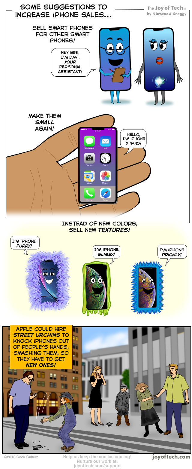 Some suggestions to increase iPhone sales...