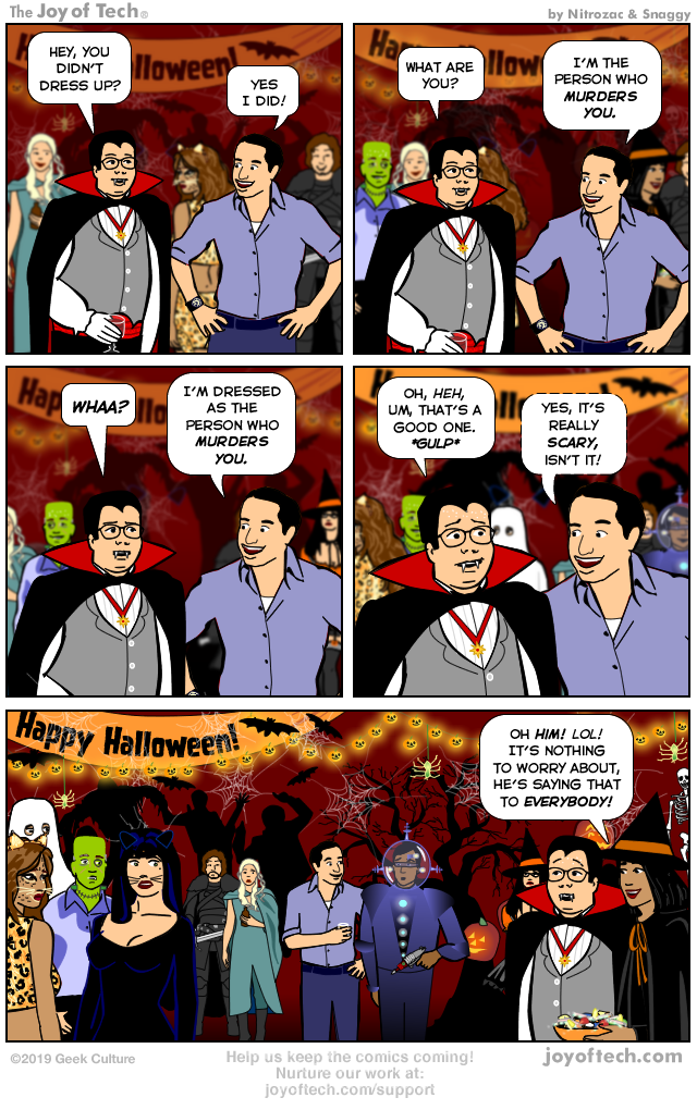The scariest Halloween costume!